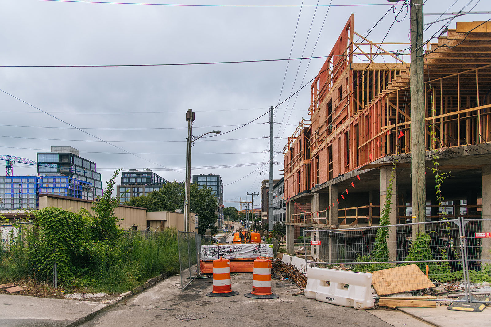 Construction and road closures in Germantown
